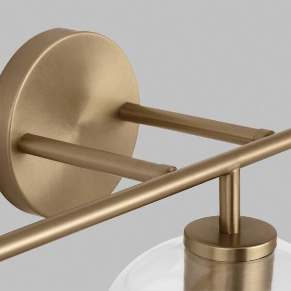 Generation Lighting Orley 26.5 in 3-Light Satin Brass Modern
