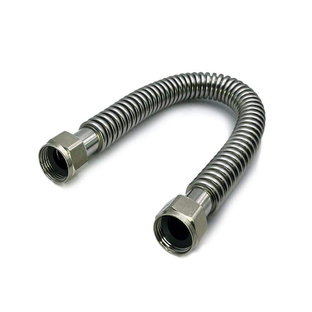 Everbilt 3/4 in. FIP x 3/4 in. FIP x 18 in. Stainless Steel