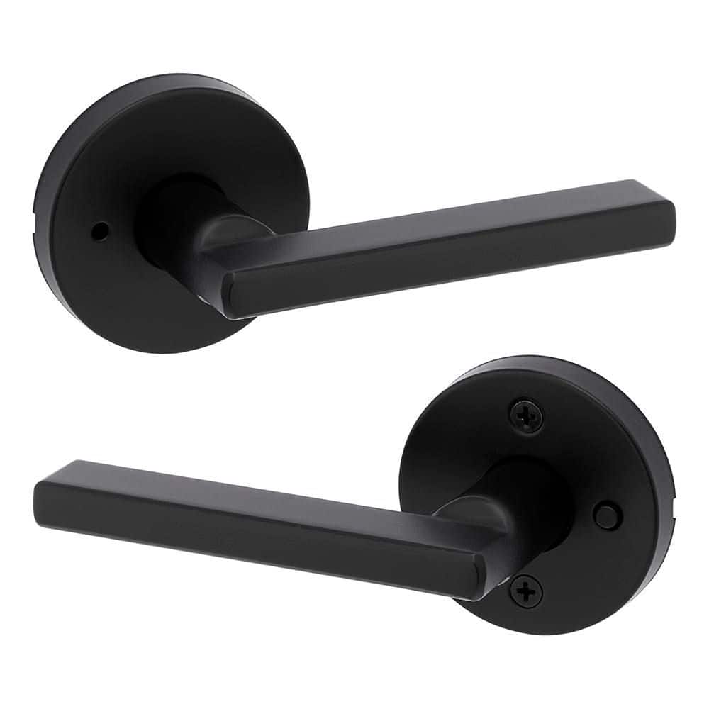 Halifax Matte Black Round Bed/Bath Door Handle with Microban Antimicrobial Protection price history on PriceWatchPro