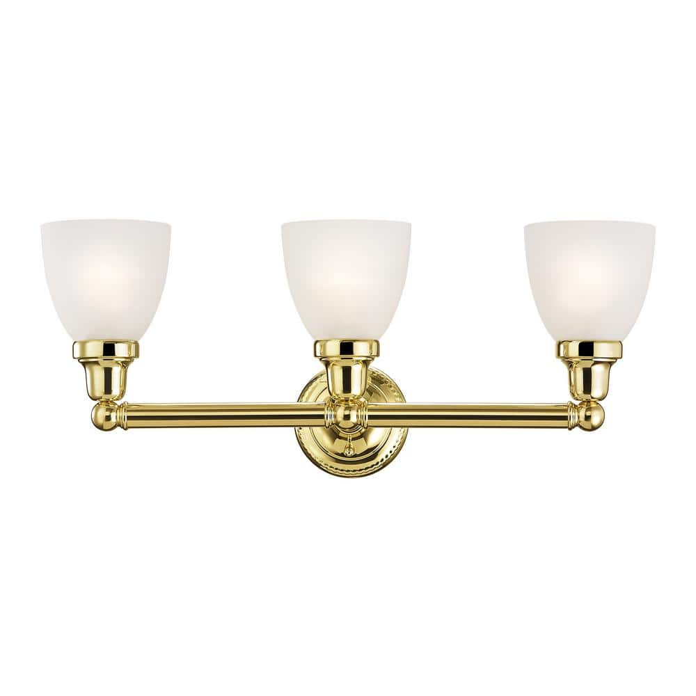 Livex Lighting - Classic - 3 Light Bath Vanity in Traditional Style - 23.75