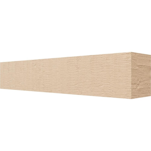 Ekena Millwork 6-in. x 6-in. x 32-in. Block Woodgrain, Primed Tan Timberthane Polyurethane Rafter Tail Brace