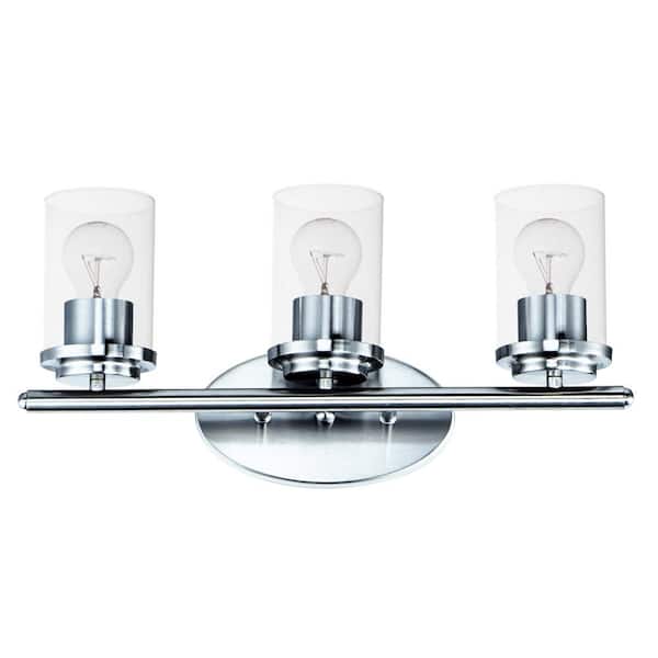 Maxim Lighting Corona 26.25 in. 3-Light Chrome Bath Vanity Light