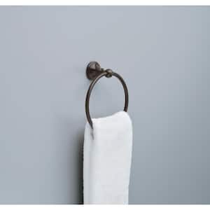 Crestfield 5-Piece Bath Hardware Set 18, 24 in. Towel Bars, Toilet Paper Holder, Towel Ring, Towel Hook, Venetian Bronze