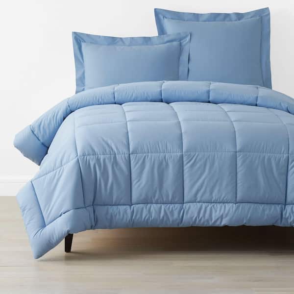Company Cotton Porcelain Blue Queen Percale Comforter
