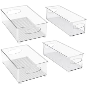 Sorbus Clear Plastic Storage Bins for Fridge and Pantry Stackable Organizer  Set (8-Pack) FR-SET8 - The Home Depot