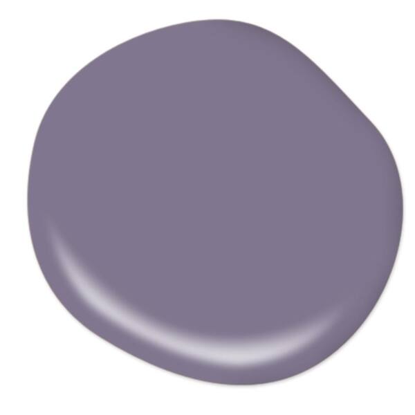 BEHR MARQUEE 1 qt. #650F-5 Purple Statice Satin Enamel Interior Paint &  Primer 745304 - The Home Depot