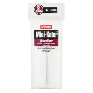 6 in. x 3/8 in. Mini-Koter Microfiber Roller (2-Pack)