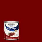 32 oz. Ultra Cover Satin Colonial Red General Purpose Paint (Case of 2)