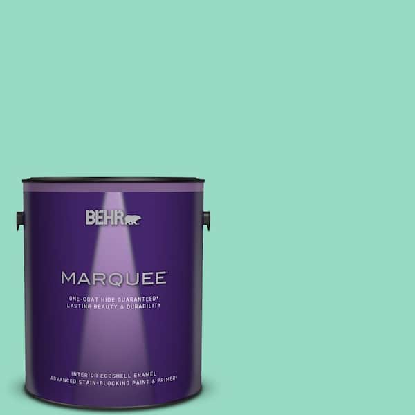 BEHR MARQUEE 1 gal. #MQ4-17 Pageant Green One-Coat Hide Eggshell Enamel Interior Paint & Primer