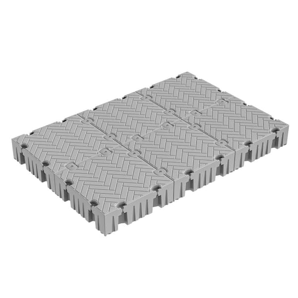 Tommy Docks Flexx 12 ft. Floating Dock Package, Modular Floating Dock Platform or Swim Platform, Floating Boat Dock for Lakes
