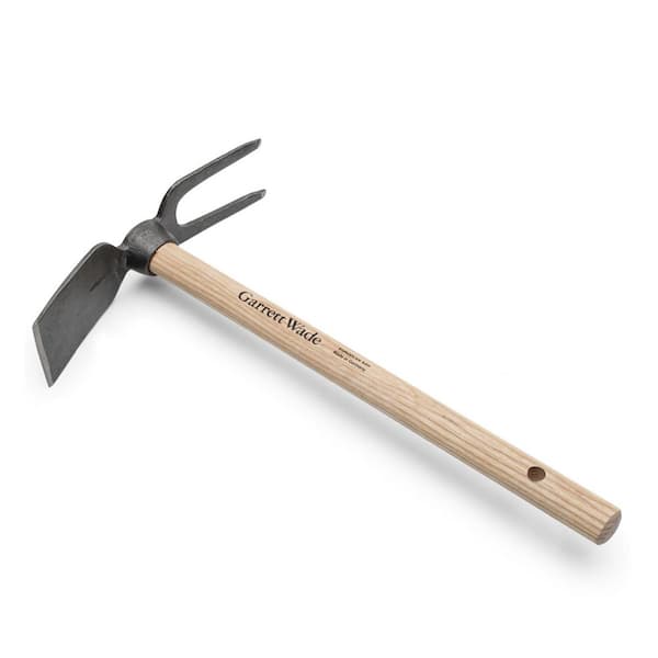 18 in. Cultivator and 2-Prong Hoe Garden Tool