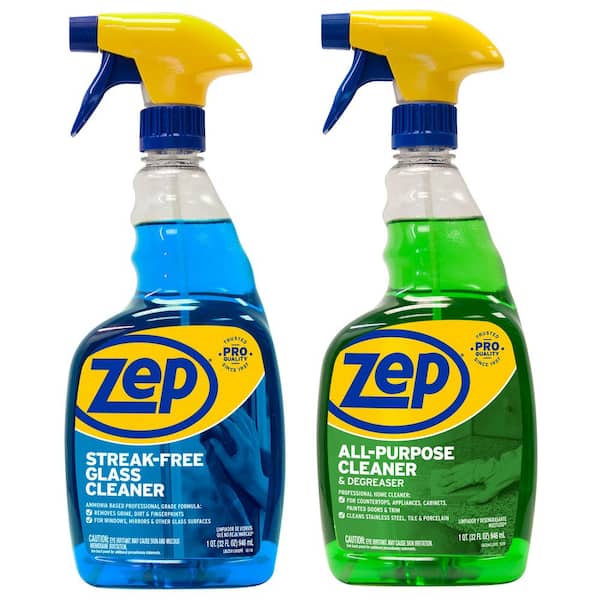 ZEP All Purpose Surface Cleaner and Glass Cleaner Kit