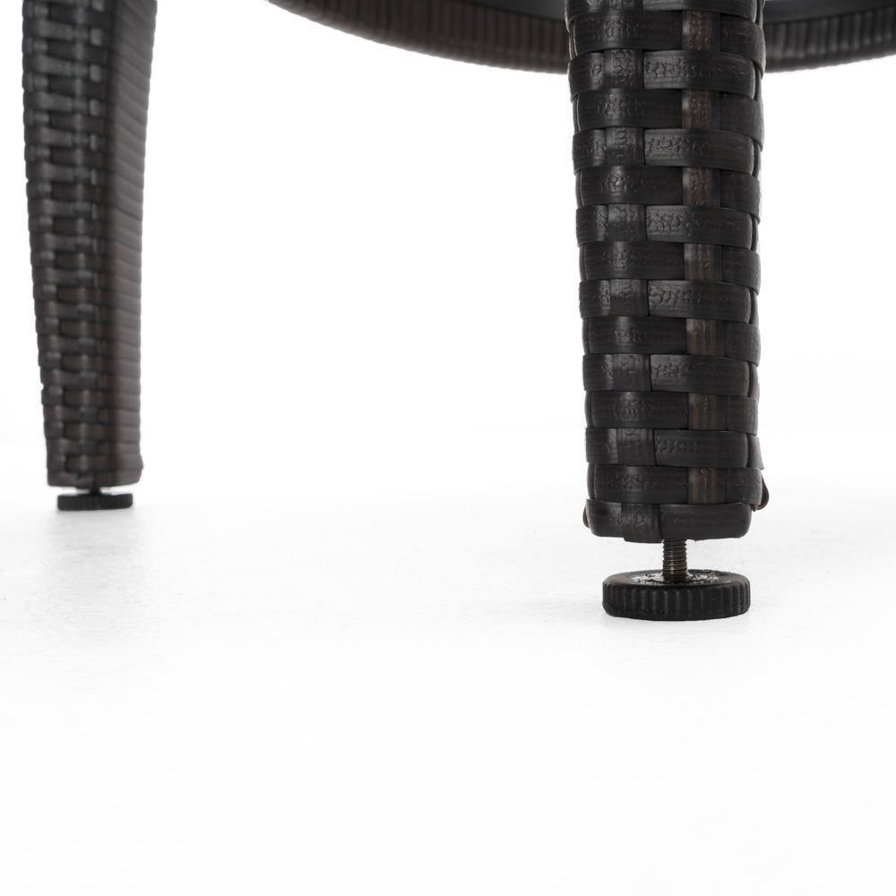 Deco Beige Cushioned Aluminum Outdoor Bar Stool