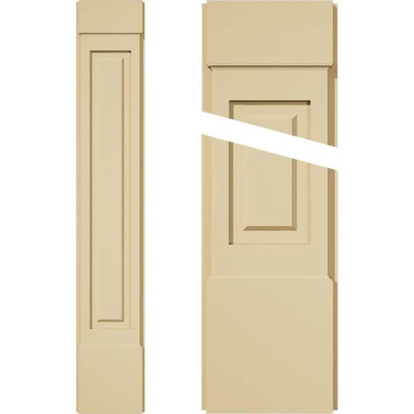 Ekena Millwork 2 in. D x 10 in. W x 60 in. L Primed Polyurethane Pilaster 1- Pack