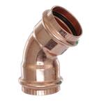 ProPress 1-1/4 in. x 1-1/4 in. Copper 45-Degree Elbow Fitting (5-Pack)