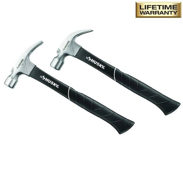 Husky 16 oz. Fiberglass Claw Plus Ripping Hammer (2-Pack)