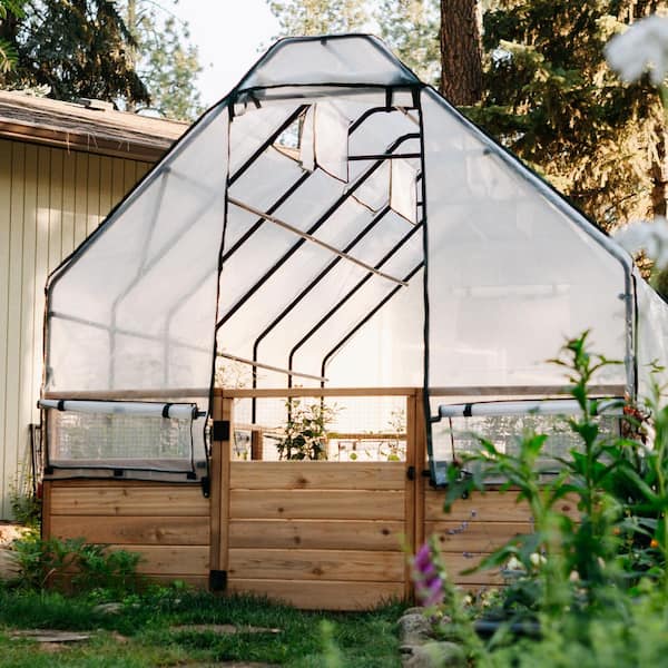 Outdoor Living Today 8 ft. x 16 ft. Cedar Garden in a Box with