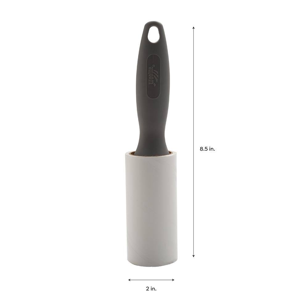 Woolite 3-Pack Gray Polypropylene Lint Rollers with 180 Sheets