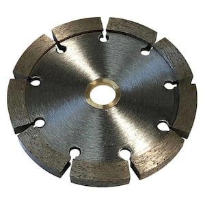 4 in. Diamond Tuck Point Blades For Mortar, 3/8 in. Tuck Width, Single Blade, 7/8"-5/8" Non-Threaded Arbor
