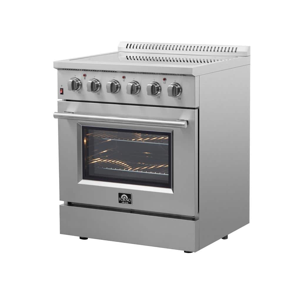 Galiano 30-inch Stainless Steel Freestanding Electric Range with Air Fryer