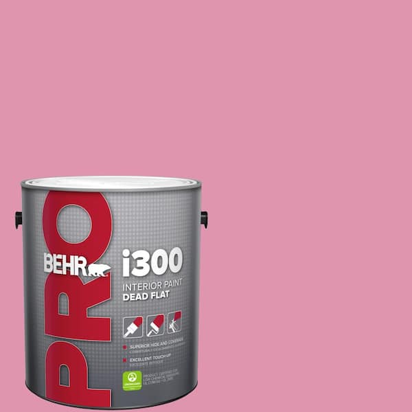 BEHR PRO 1 gal. #P130-4 Its a Girl Dead Flat Interior Paint