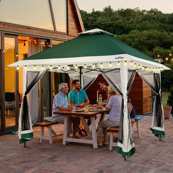 Zeus & Ruta 12 ft. x 12 ft. Green Outdoor Instant Pop Up