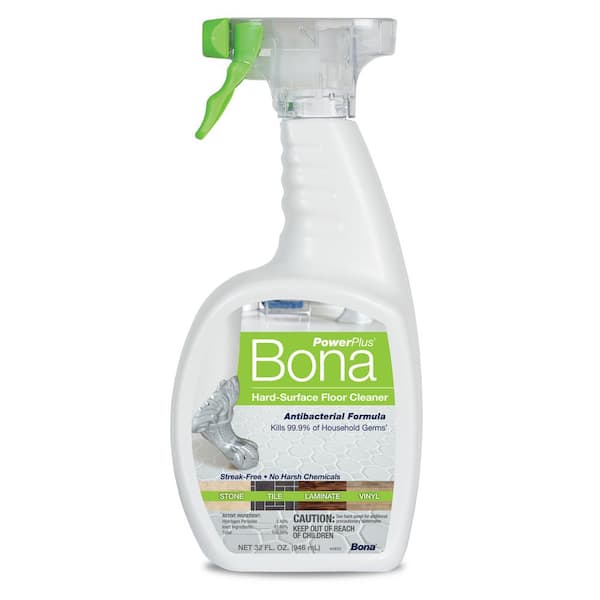 Bona Powerplus 32 Oz Antibacterial, Bona Pro Hardwood Floor Cleaner Home Depot