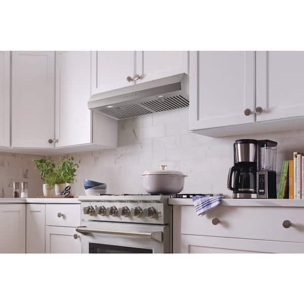 30 in. 340 CFM Convertible Under Cabinet Range Hood in Stainless Steel
