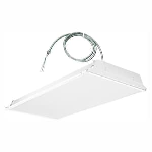 2 ft. x 4 ft. Integrated LED White Troffer with 6 ft. Whip, 4000K