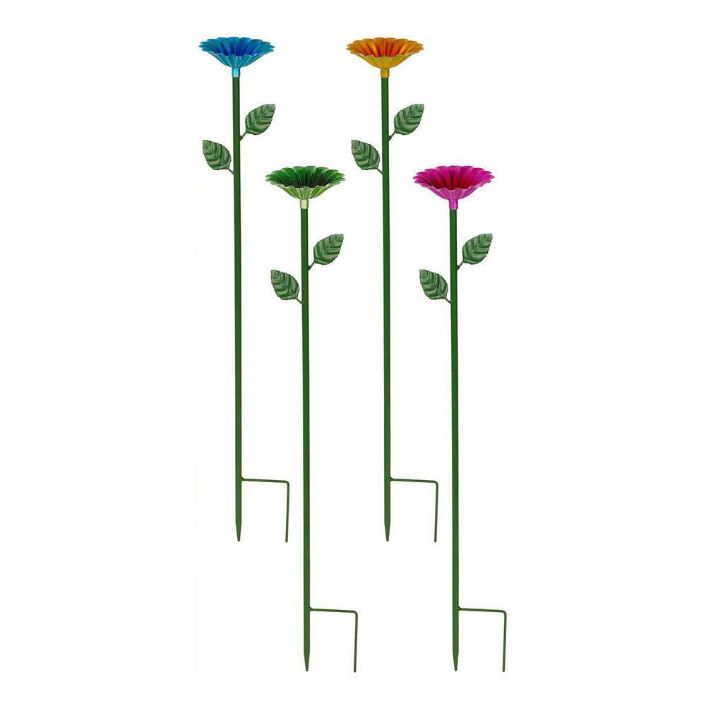 4- Pack Colorful Metal Bee Watering Station with Flower Design Bee Cups for Garden Outdoor Yard Decor price history on PriceWatchPro
