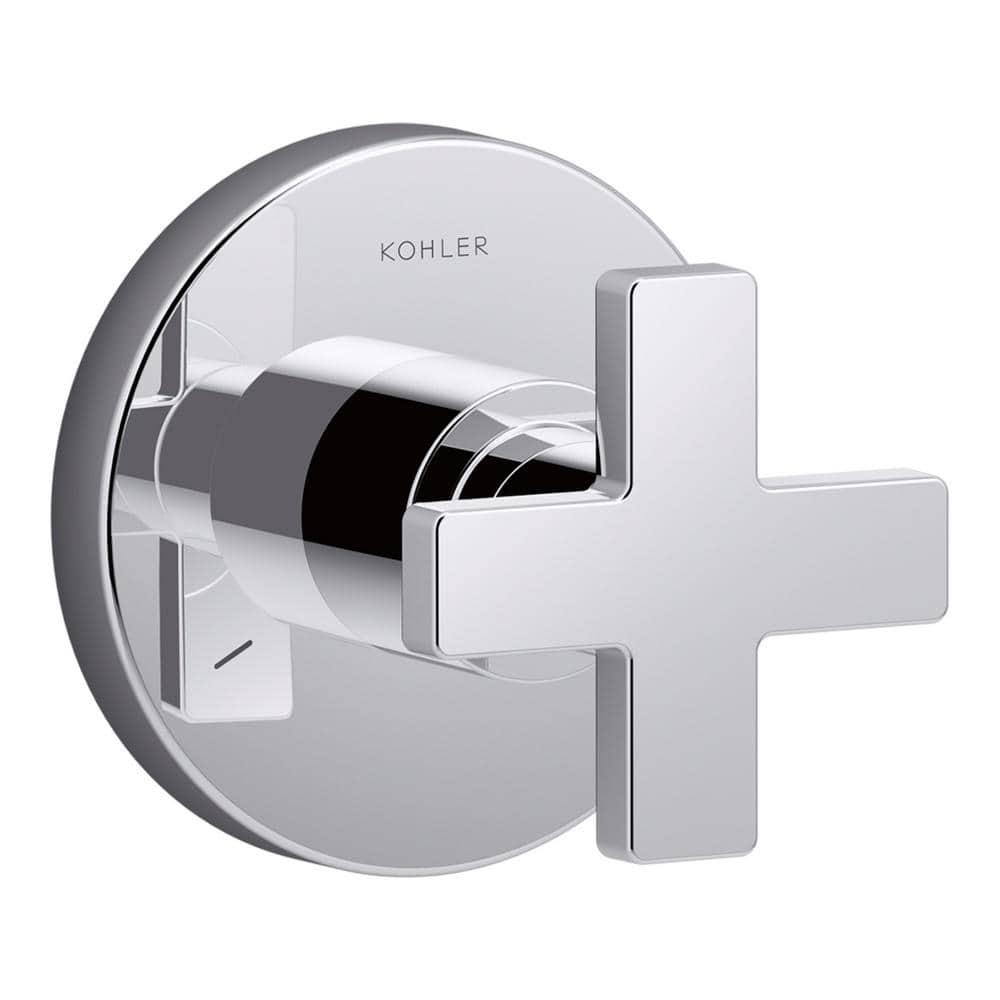 KOHLER Composed 1-Handle Transfer Valve Trim Kit in Polished Chrome ...