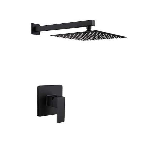 Miscool Nada Single-Handle 1-Spray 10 in. Wall Mount Shower