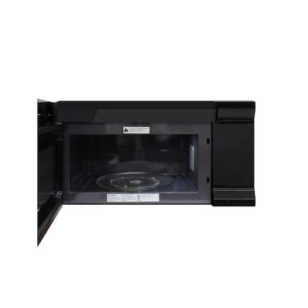 BLACK+DECKER 1.6-cu ft 1000-Watt Over-the-Range Microwave (Black) in the  Over-the-Range Microwaves department at