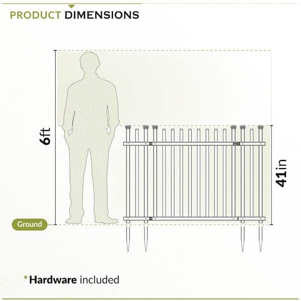 Zippity Outdoor Products 4.7 ft. x 3.4 ft. White Vinyl Burbank