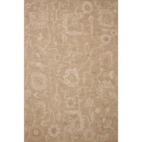 Chris Love Julia Dorothea Sand / Pebble 9 ft. 3 in. x 13 ft.  Traditional Area Rug