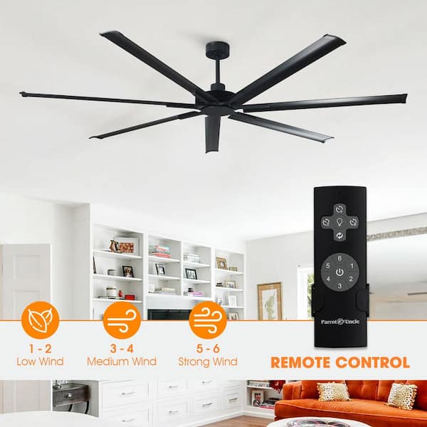 ファンデルス Parrot Uncle 100 in. Indoor/Outdoor Industrial Matte Black 7