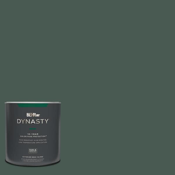 BEHR DYNASTY 1 qt. #S420-7 Secluded Woods Semi-Gloss Exterior Stain-Blocking Paint & Primer