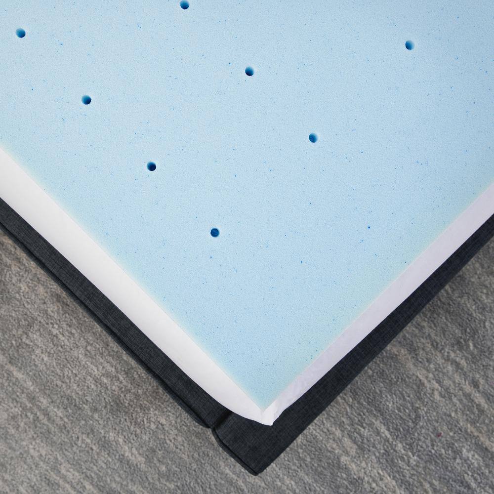 Twin 3" Gel-Infused Memory Foam Mattress Topper