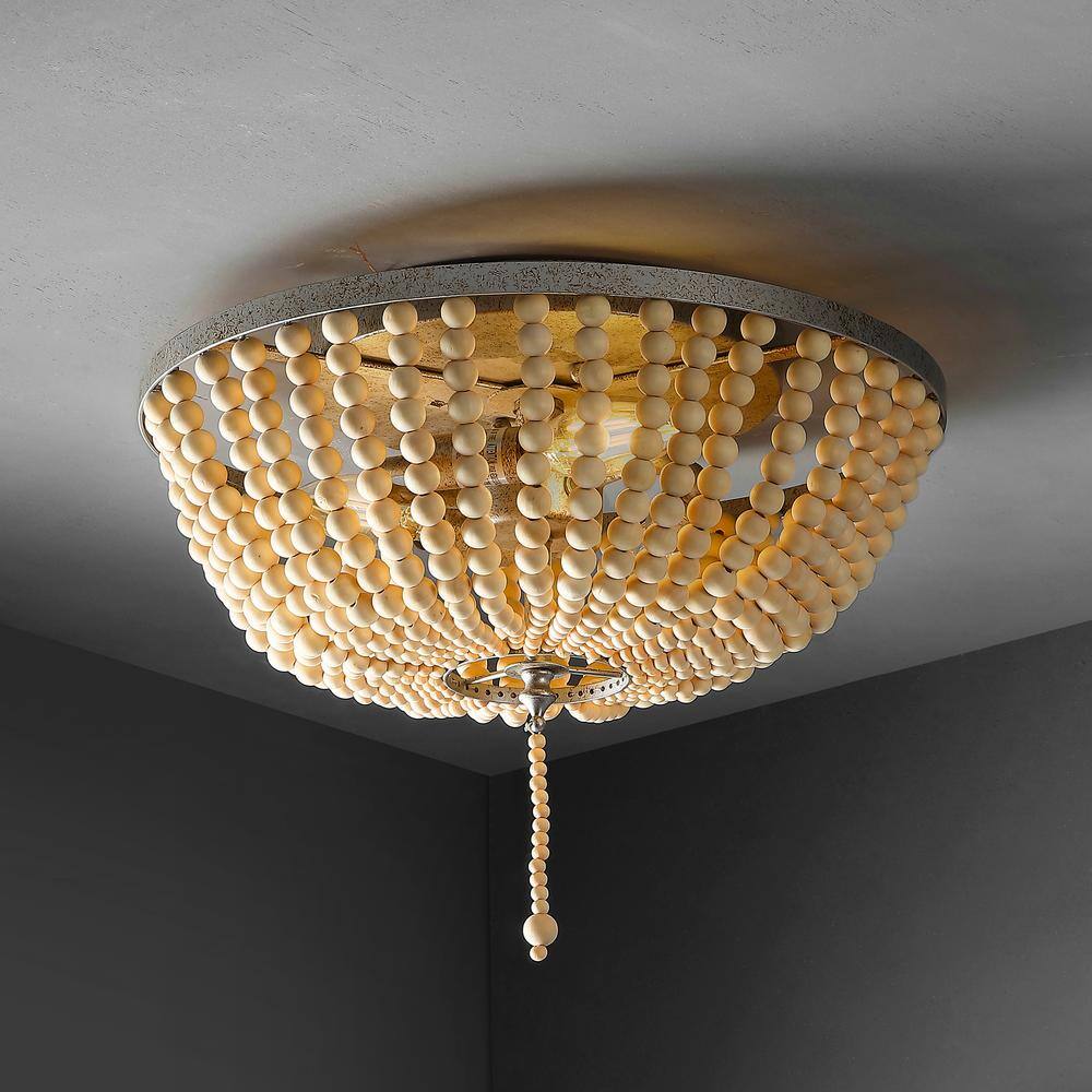 jonathan y beaded flush mount