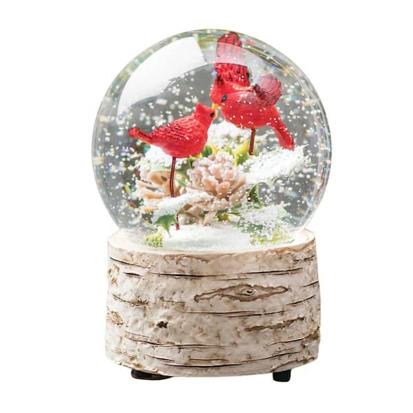 SULLIVANS 5 in.  Cardinal Musical Christmas Waterglobe
