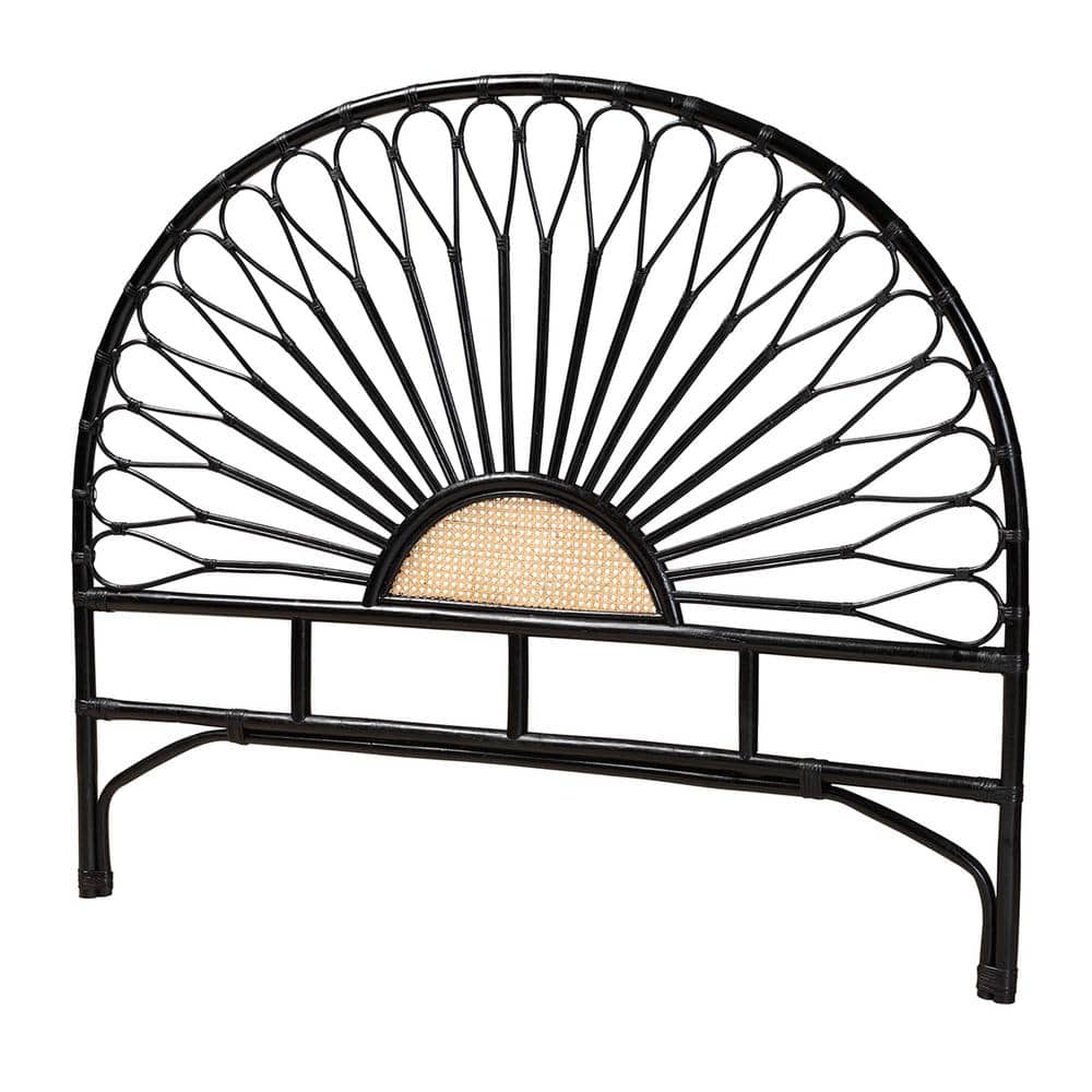 Perenna Brown Natural Rattan Queen Headboard