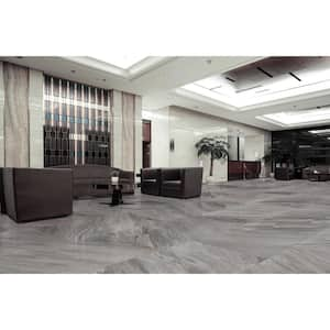 Ader Botticino 24 in. x 48 in. Matte Porcelain Floor and Wall Tile