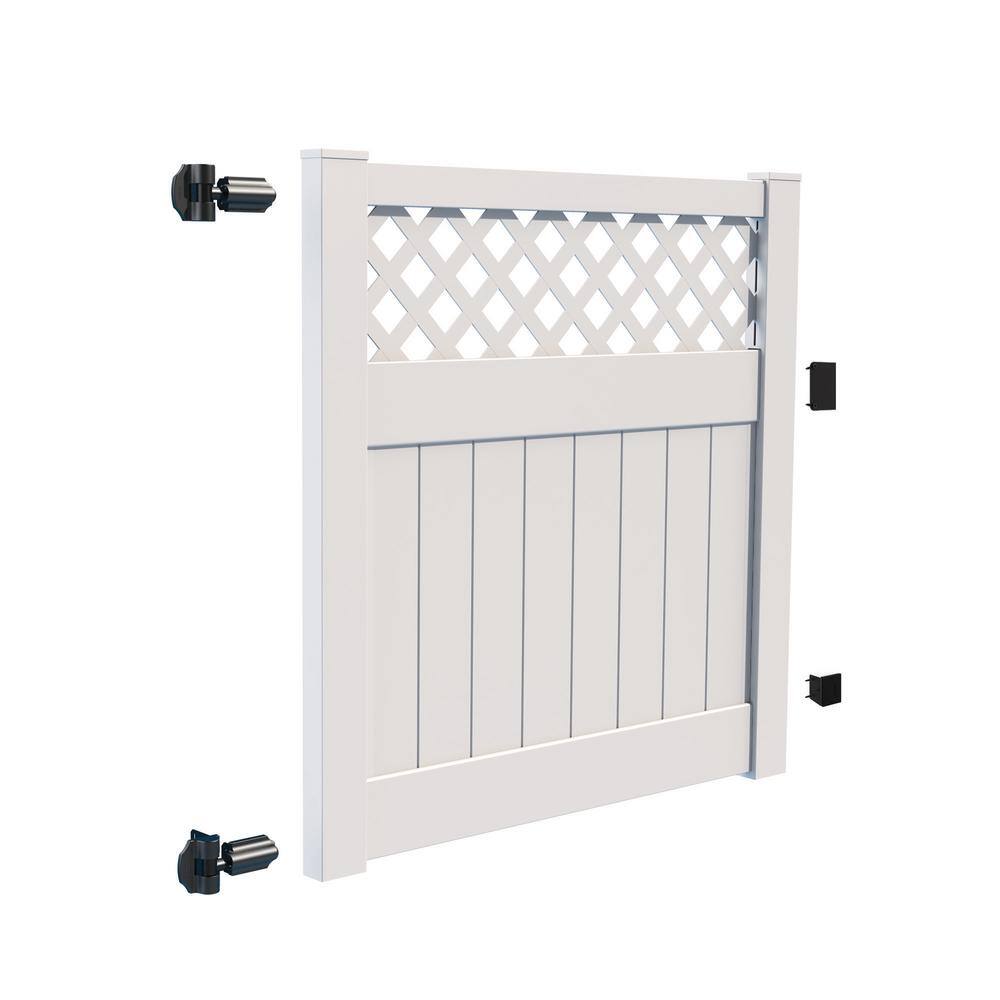 Barrette Outdoor Living Anderson 5 ft. W x 5 ft. H White
