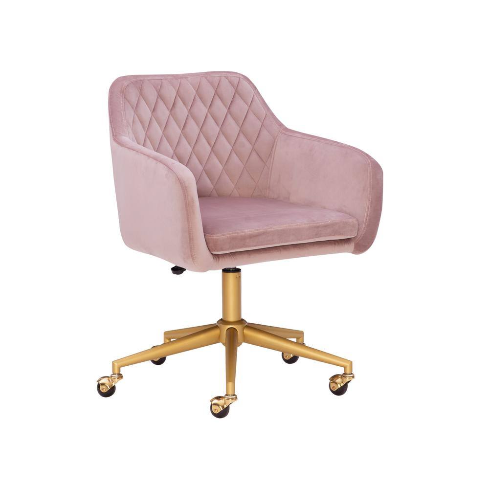 pink velvet desk chair home goods