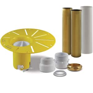Sinksense Quick-Fit Bathtub Rough-In Drop-In Kit Solid Brass and PVC