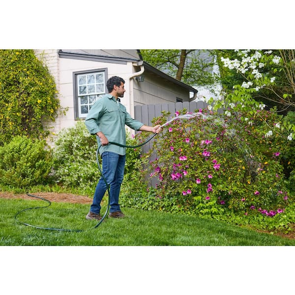 Rugg 1/2 in. D X 25 ft. L Light Duty Expandable Coil Garden Hose Green Rugg 1/2 in. D X 25 ft. L Light Duty Expandable Coil Garden Hose Green