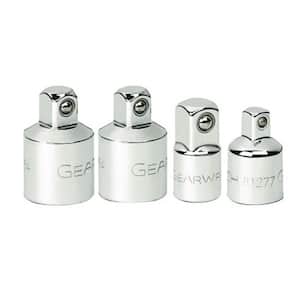 1/4 in., 3/8 in. and 1/2 in. Drive Adapter Set (4-Piece)