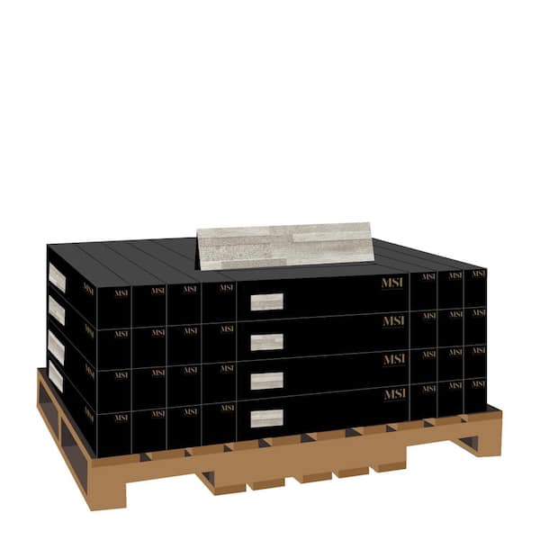 MSI Nora Cream Ledger Panel 6 in. x 24 in. Textured Matte Porcelain Wall Tile (528 sq. ft./Pallet)