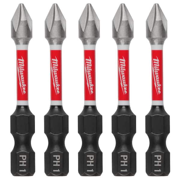 Milwaukee SHOCKWAVE Impact Duty 2 in. Phillips #1 Alloy Steel