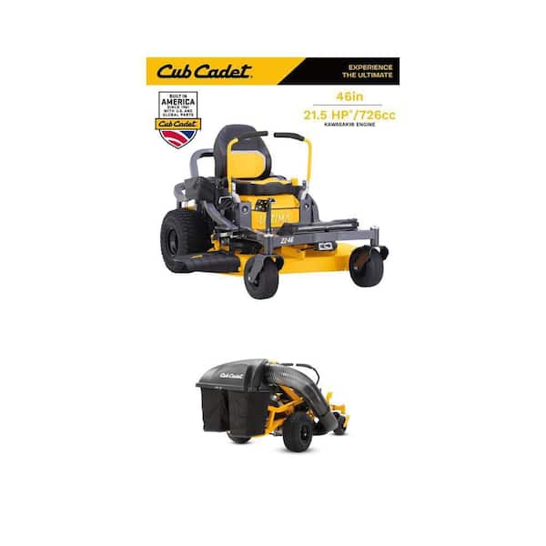 Ultima ZT1 42/46 in. Double Bagger and Z2 46in. 21.5HP Kawasaki Zero Turn Mower Combo